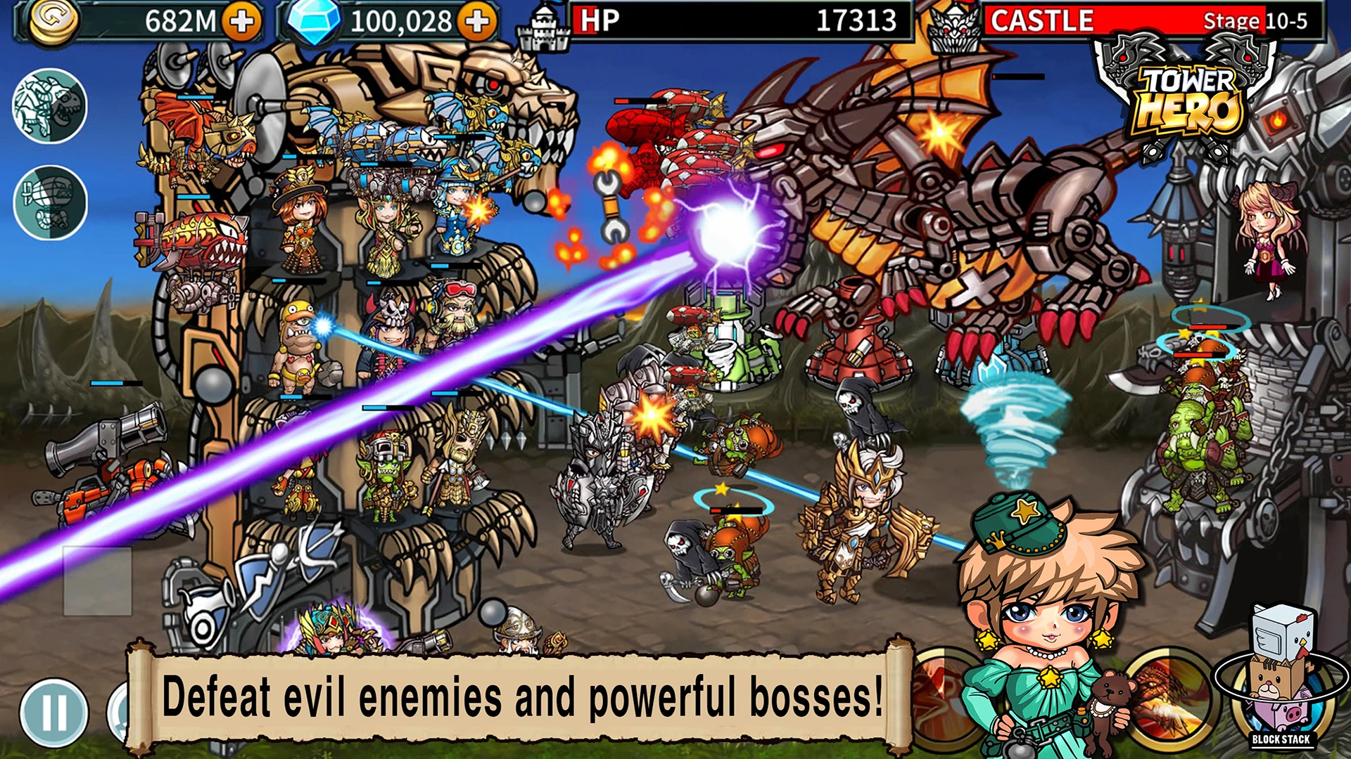 Tower Hero - Tower Defense RPG screenshot