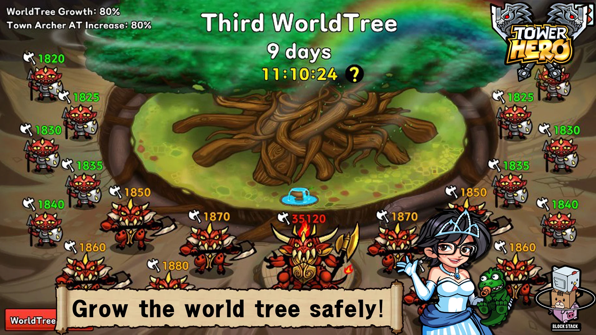 Tower Hero - Tower Defense RPG screenshot